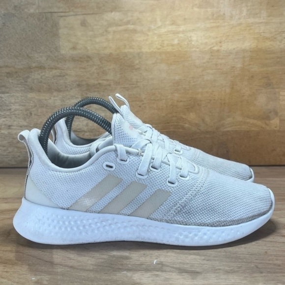 adidas Originals Shoes - Adidas Puremotion Cloudfoam Womens Size 6.5 Running Shoes White Pink FY8219